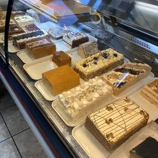 Freshly baked cakes!! You can buy by the pound!!