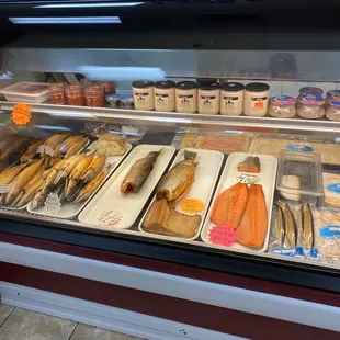 Fresh seafood!! Cold smoked Salmon!
