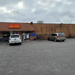 outside