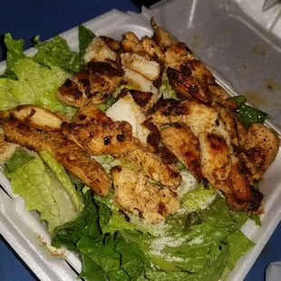 Grilled chicken Caesar salad...mmmmm
