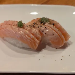 Seared Salmon Belly Nigiri