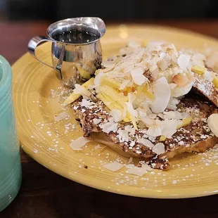 $16.50 Mango Stuffed French Toast was $11 in 2018