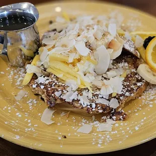 Mango Stuffed French Toast
