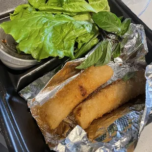 Vegetarian spring rolls