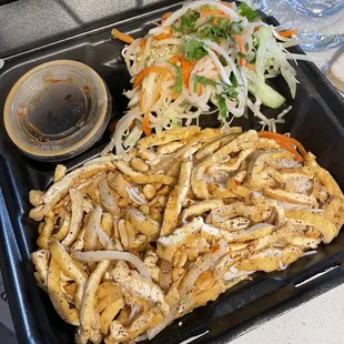 Shredded tofu vermicelli dish