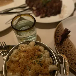 Ribeye and Mac n cheese