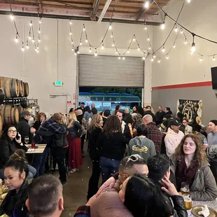 The Barrel Room which is for private events &amp; parties. They have a bar &amp; beertender (not shown on the right).