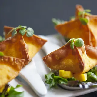 Lobster Goat Cheese Rangoons