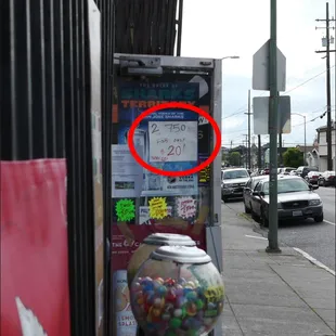 Liquor special - cheap vodka.