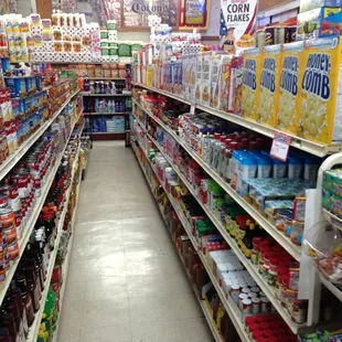 a grocery store aisle