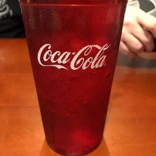 a coca cola glass