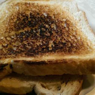 The sourdough toast.