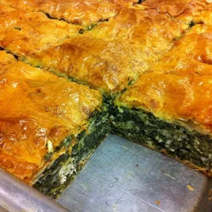 Spinach pie!