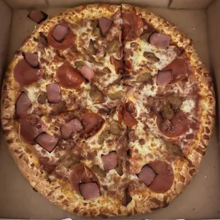 12" meat lovers pizza