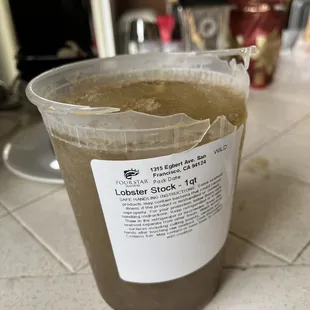 Damaged container