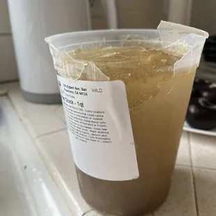 Damaged container