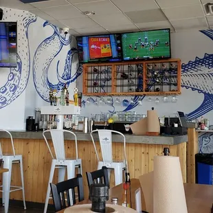 Small bar area
