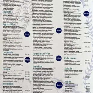 HUGE menu. Plan on a few trips