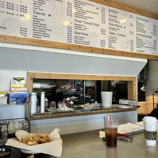 Counter menu