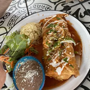 Garlic Shrimp Burrito