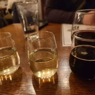 Wine flight.