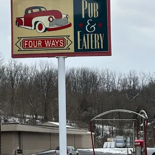 Outside sign