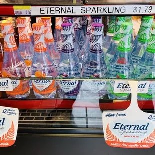 Eternal Water Sparkling-Blood Orange, Cherry Lime, BlackBerry