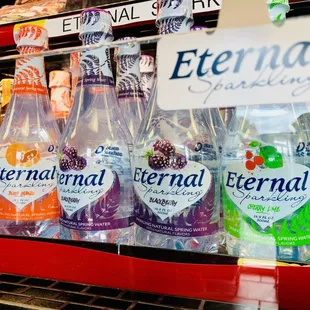 Eternal Water Sparkling-Blood Orange, Cherry Lime, BlackBerry