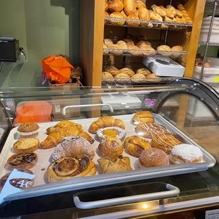 Daily pastry display