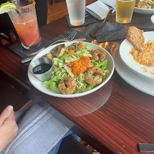 Thai shrimp salad was excellent