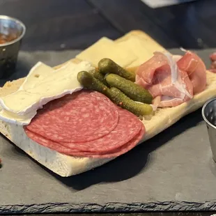 Edible charcuterie board