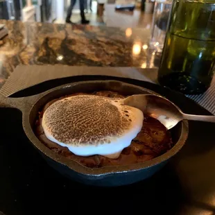 July 2023 dessert, S'Mores Stack Brownie