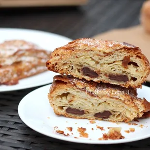 Inside of Chocolate Almond Croissant ($4.75)