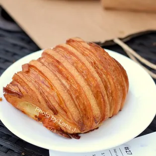 Ham and Manchego Croissant ($4.75) - Fra' Mani rosemary ham &amp; Manchego cheese