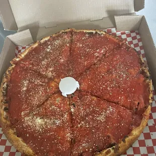 Chicago deep dish pizza