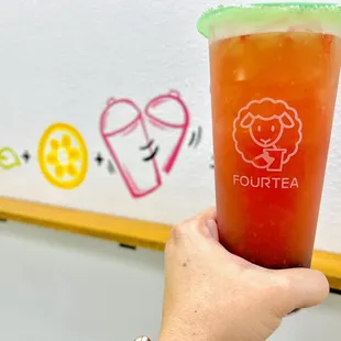 strawberry Green Tea