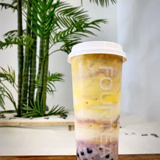 Oreo Brulee Green Milk Tea
