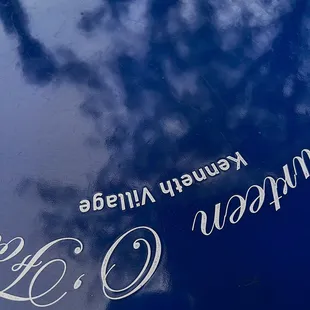 a close up of the tail end of an airplane