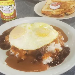 Im in looveee with the Moco...Loco Moco with Pepper Plant sauce  $16.50