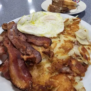 Bacon and eggs