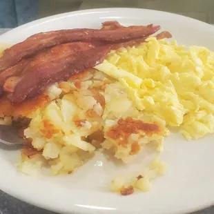 Bacon and 2 Egg breakfast