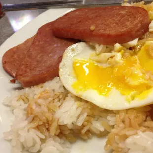 Spam and Eggs Breakfast