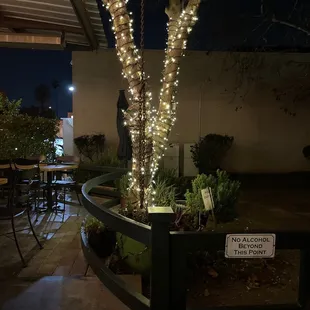 Outside patio
