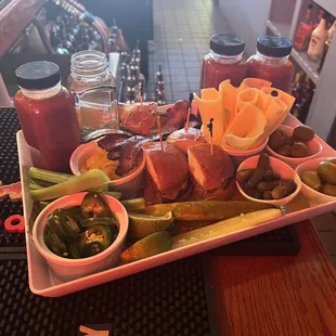 Bloody Mary tray