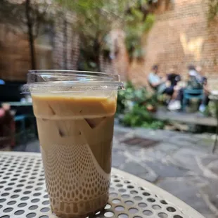 Iced Coconut Honey Latte