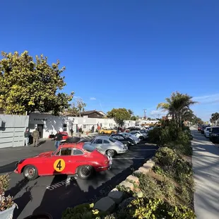 cars parked in a parking lot