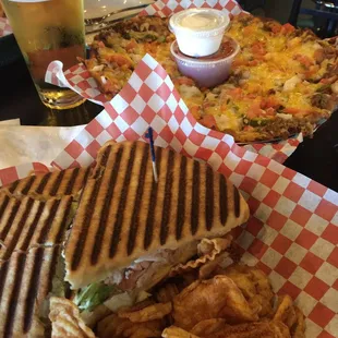 Food is damn good! Everything is always fresh and served quickly. Always a favorite stop!!