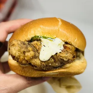 Charred Lemon Pepper Chicken Sandwich