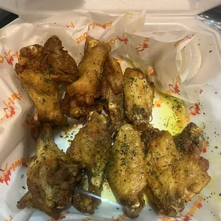 Lemon pepper party wings