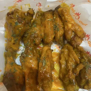 Honey Gold party wings